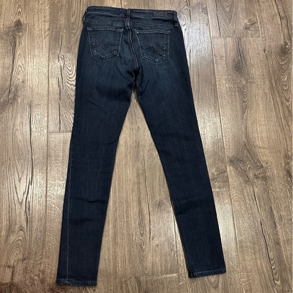 AG Adriano Goldschmied Jeans Women 25 Blue The Legging Ankle Super Skinny Dark - Picture 8 of 11